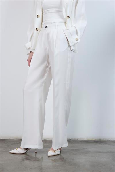 51020 TENCEL PANTOLON EKRU