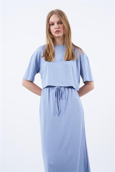 51021 TİŞORT ETEK TAKIM İNDİGO