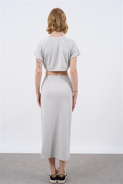 51028 CROP ETEK TAKIM GRİ