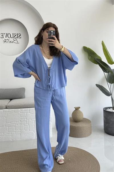 51045 BAĞCIKLI HIRKA TAKIM AÇIK MAVİ