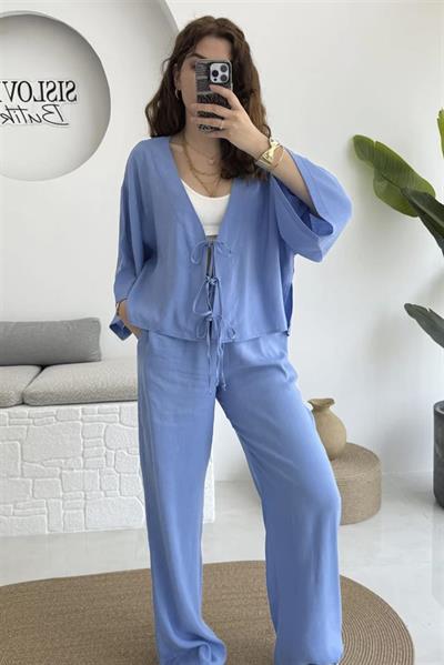 51045 BAĞCIKLI HIRKA TAKIM AÇIK MAVİ