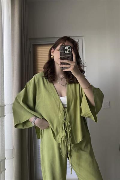 51045 BAĞCIKLI HIRKA TAKIM FISTIK YEŞİLİ