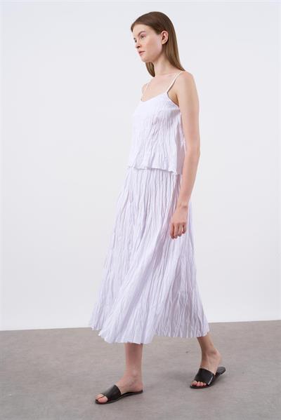 51051 ASKILI-KRASLI ETEK TAKIM BEYAZ