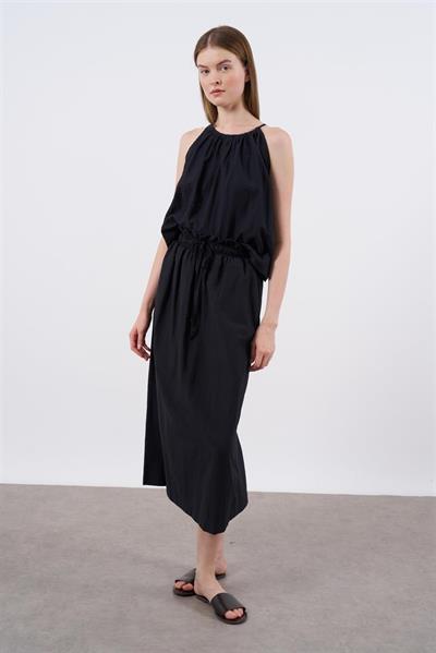 51055 ASKILI BLUZ ETEK TAKIM SİYAH