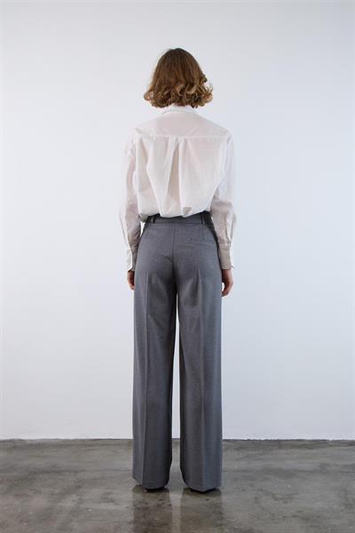 51093 PİLİLİ PALAZZO PANTOLON GRİ