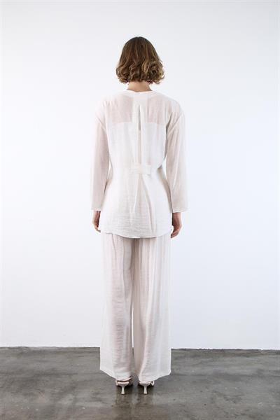 51109 KİMONO TAKIM BEYAZ