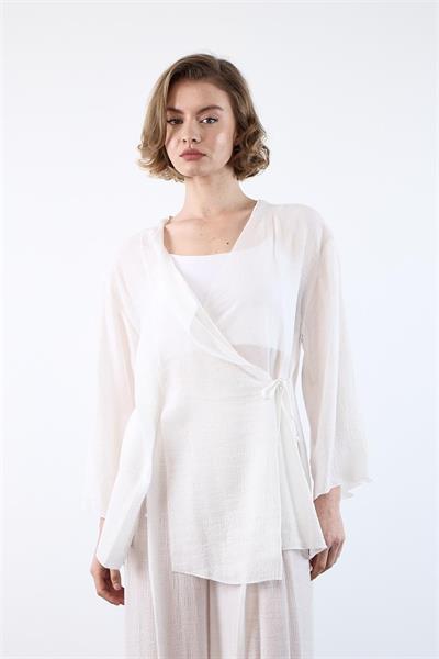 51109 KİMONO TAKIM BEYAZ
