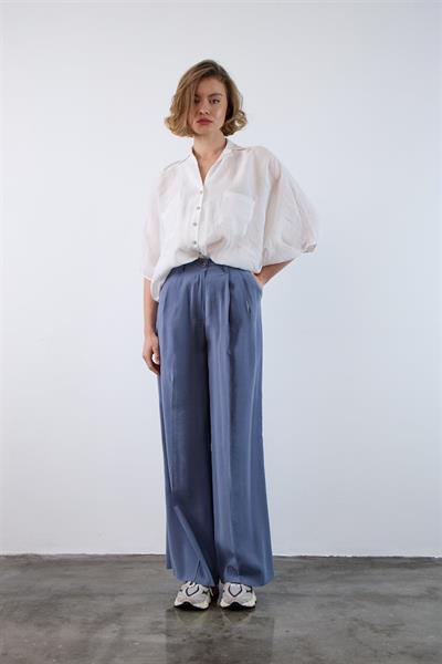 51113 PANTOLON GRİ-MAVİ