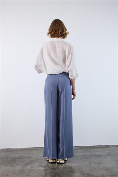 51113 PANTOLON GRİ-MAVİ