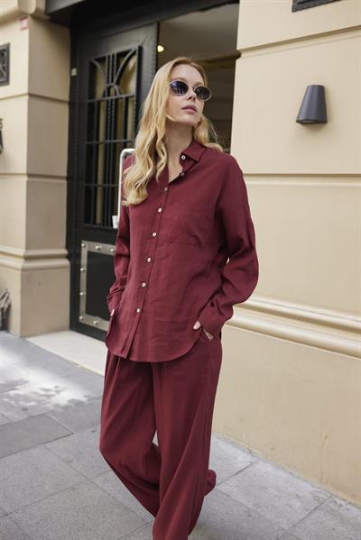 51125 GÖMLEK PANTOLON TAKIM BORDO