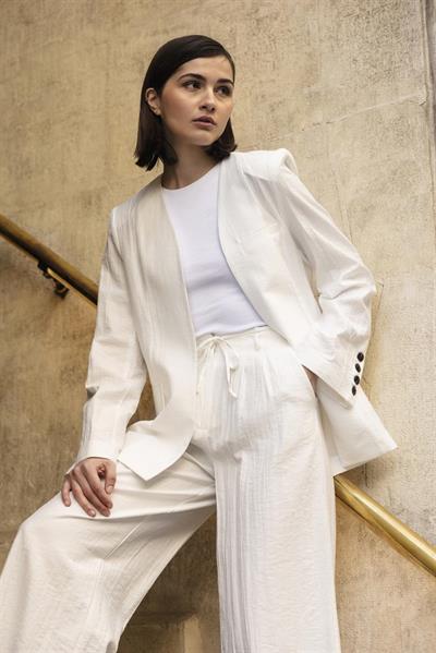 51128 CEKET PANTOLON TAKIM BEYAZ