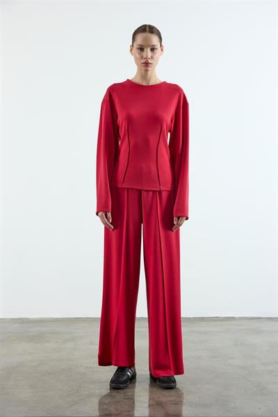 51131 NERVURLU TAKIM KIRMIZI