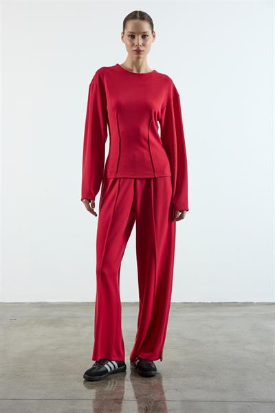 51131 NERVURLU TAKIM KIRMIZI