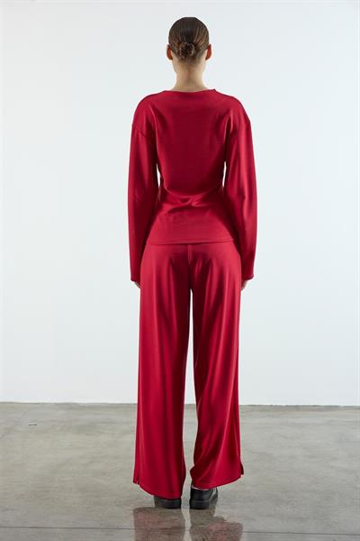 51131 NERVURLU TAKIM KIRMIZI