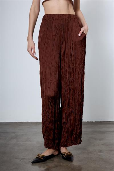 51142 KRAŞLI PANTOLON KAHVE