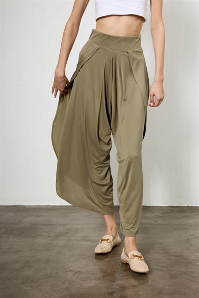 51147 YIRTMAÇLI ŞALVAR PANTOLON HAKİ