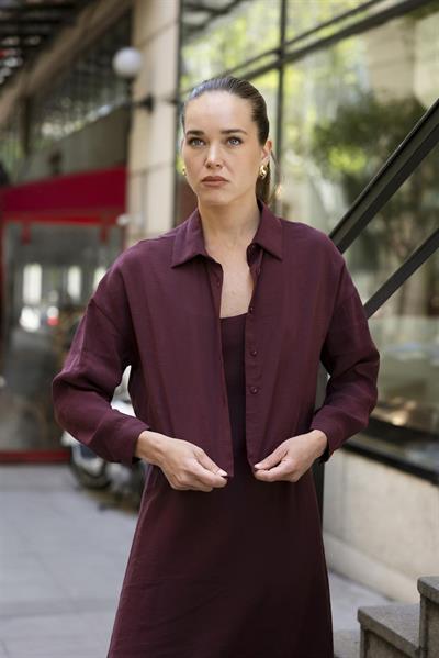 51153 GÖMLEK ELBİSE TAKIM MÜRDÜM