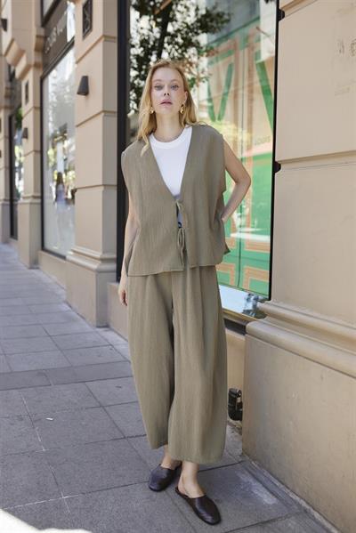 51155 YELEK PANTOLON TAKIM ÇAĞLA YEŞİL