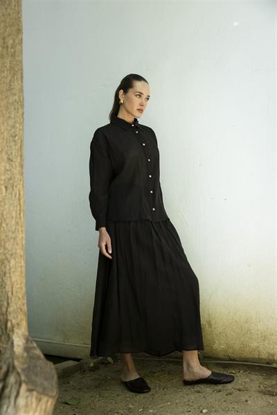 51159 GÖMLEK ETEK TAKIM SİYAH