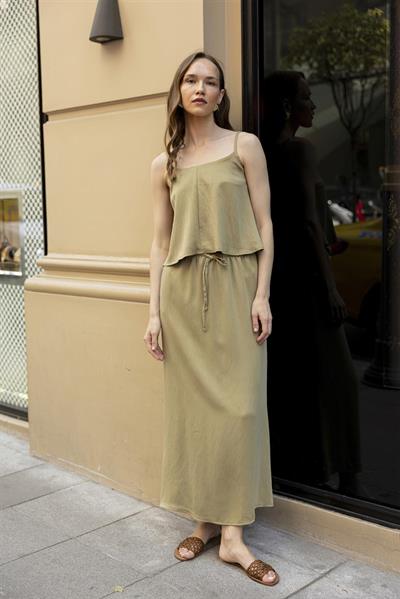 51165 ASKILI BLUZ ETEK TAKIM HAKİ