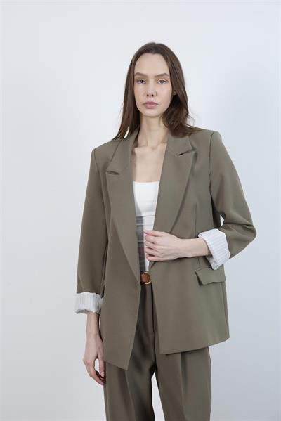 9134 KOLU KATLAMALI CEKET HAKİ