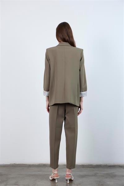 9134 KOLU KATLAMALI CEKET HAKİ