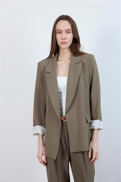 9134 KOLU KATLAMALI CEKET HAKİ