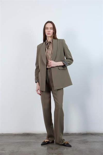 9227 ŞAL YAKA CEKET HAKİ