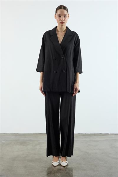 9450 KRUVAZE CEKET PANTOLON TAKIM SİYAH