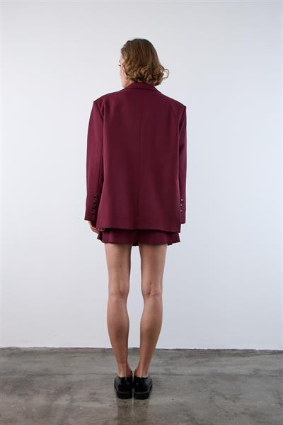 9484 POLİVİSKON CEKET BORDO