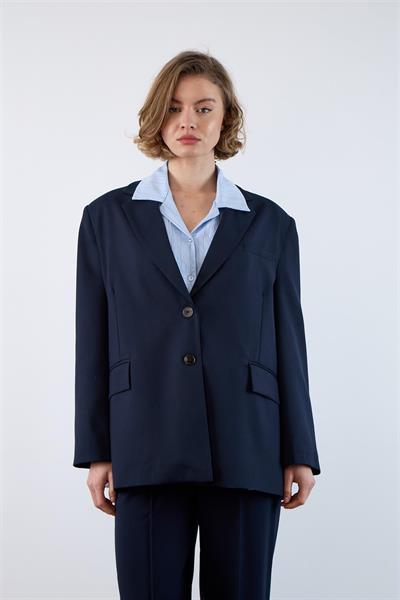 9484 POLİVİSKON CEKET LACİVERT