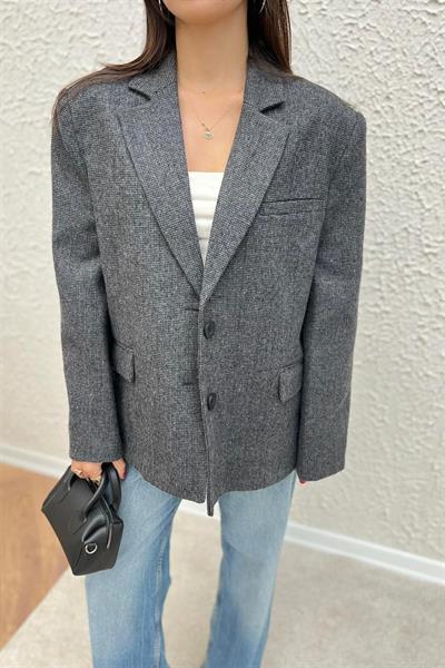 9488 KUŞGÖZÜ CEKET SİYAH