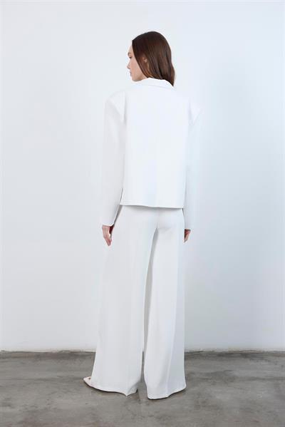 9489 CEKET PANTOLON TAKIM BEYAZ