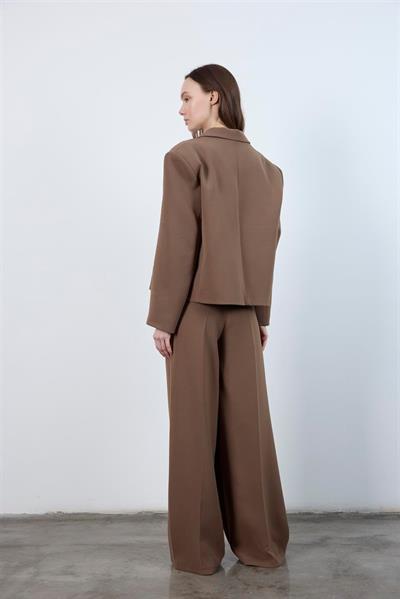 9489 CEKET PANTOLON TAKIM CAMEL