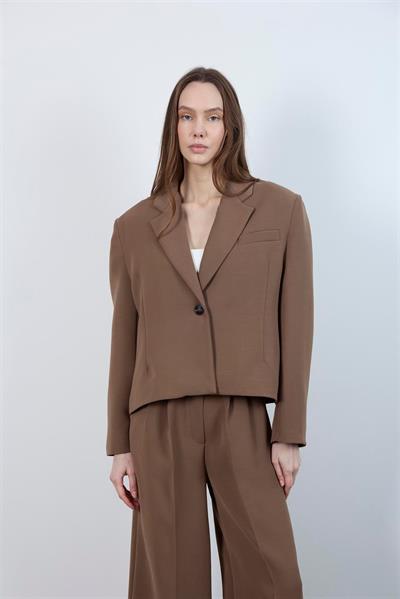 9489 CEKET PANTOLON TAKIM CAMEL