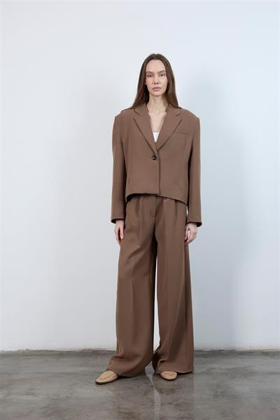 9489 CEKET PANTOLON TAKIM CAMEL