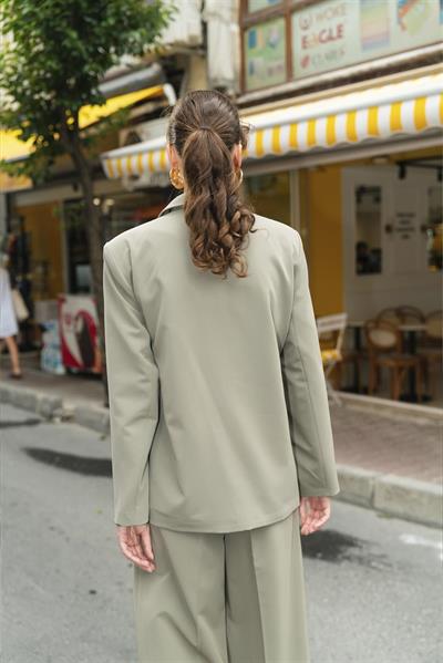 9604 YANDAN BAĞLAMALI CEKET HAKİ