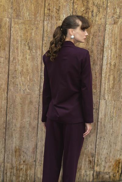 9604 YANDAN BAĞLAMALI CEKET MÜRDÜM