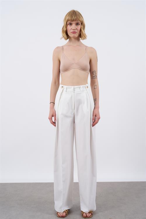 50920 POLİVİSKON PANTOLON BEYAZ