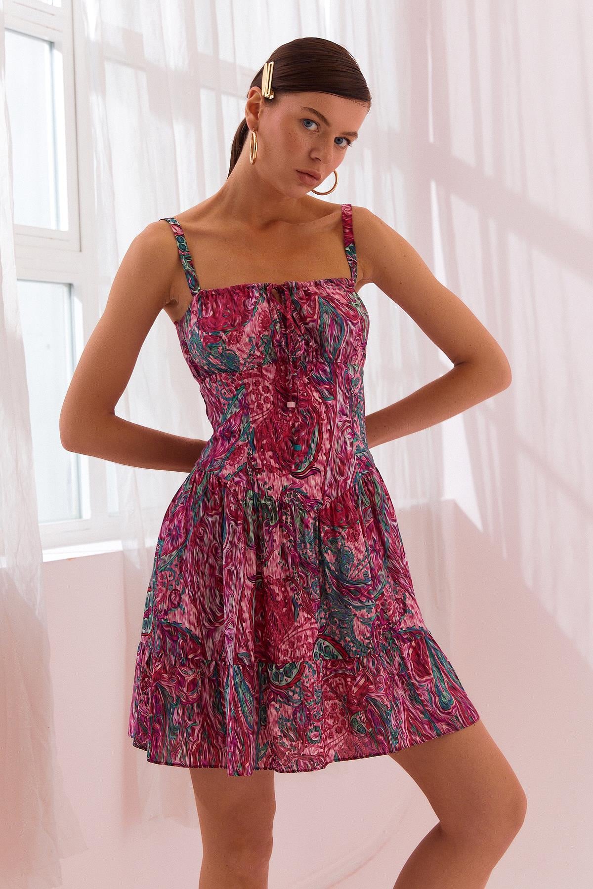 NAAR 12116 ELBİSE VİŞNE