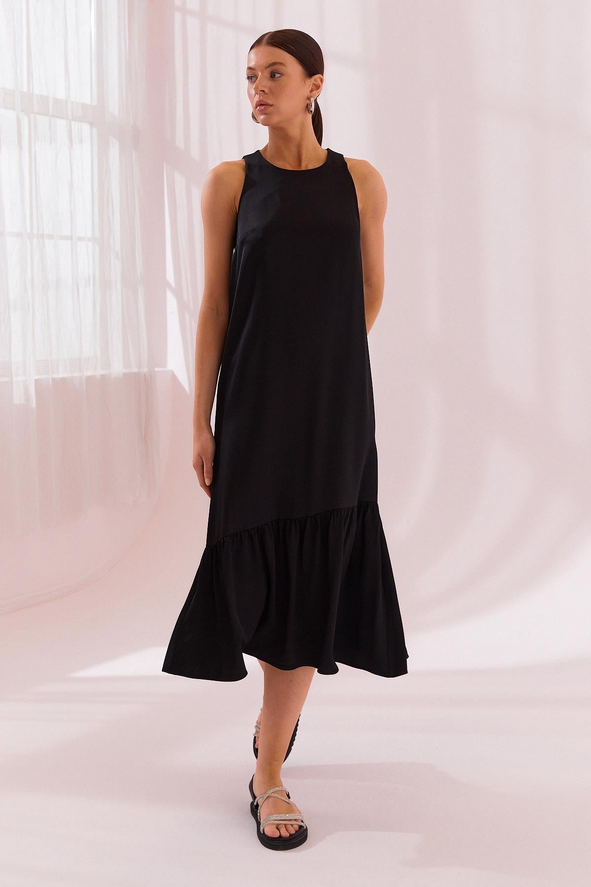 NAAR 12117 ELBİSE SİYAH