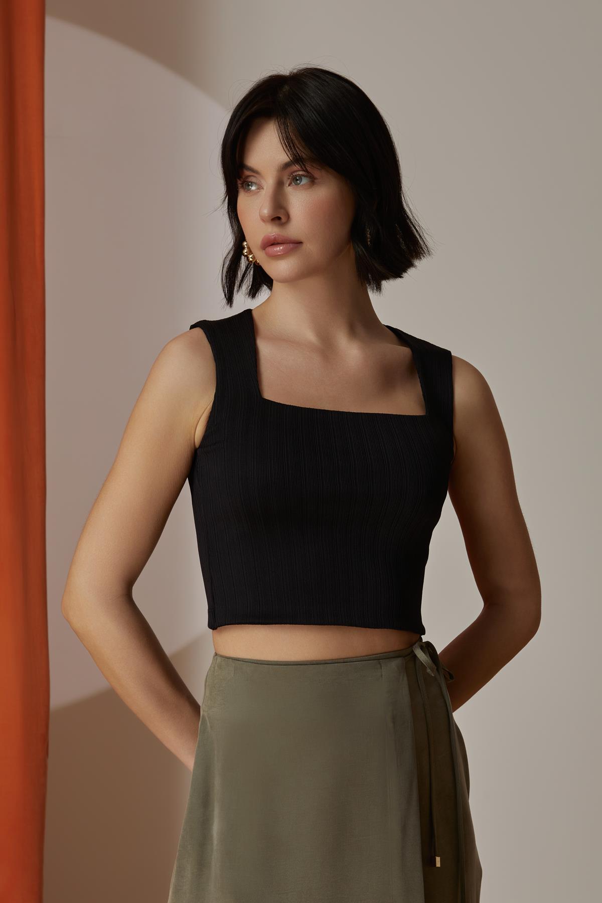 NAAR 12315 BLUZ SİYAH