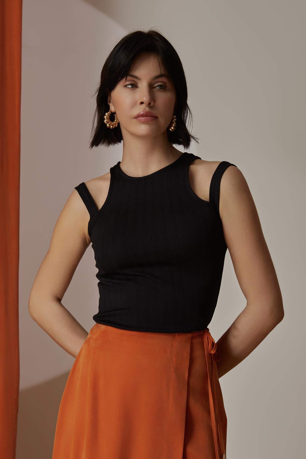 NAAR 12317 BLUZ SİYAH