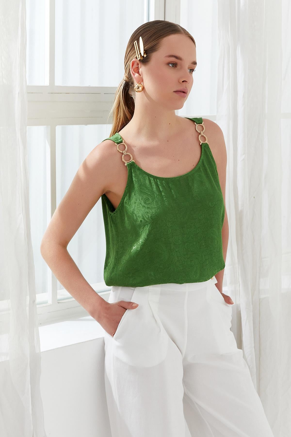 NAAR 12341 BLUZ YEŞİL