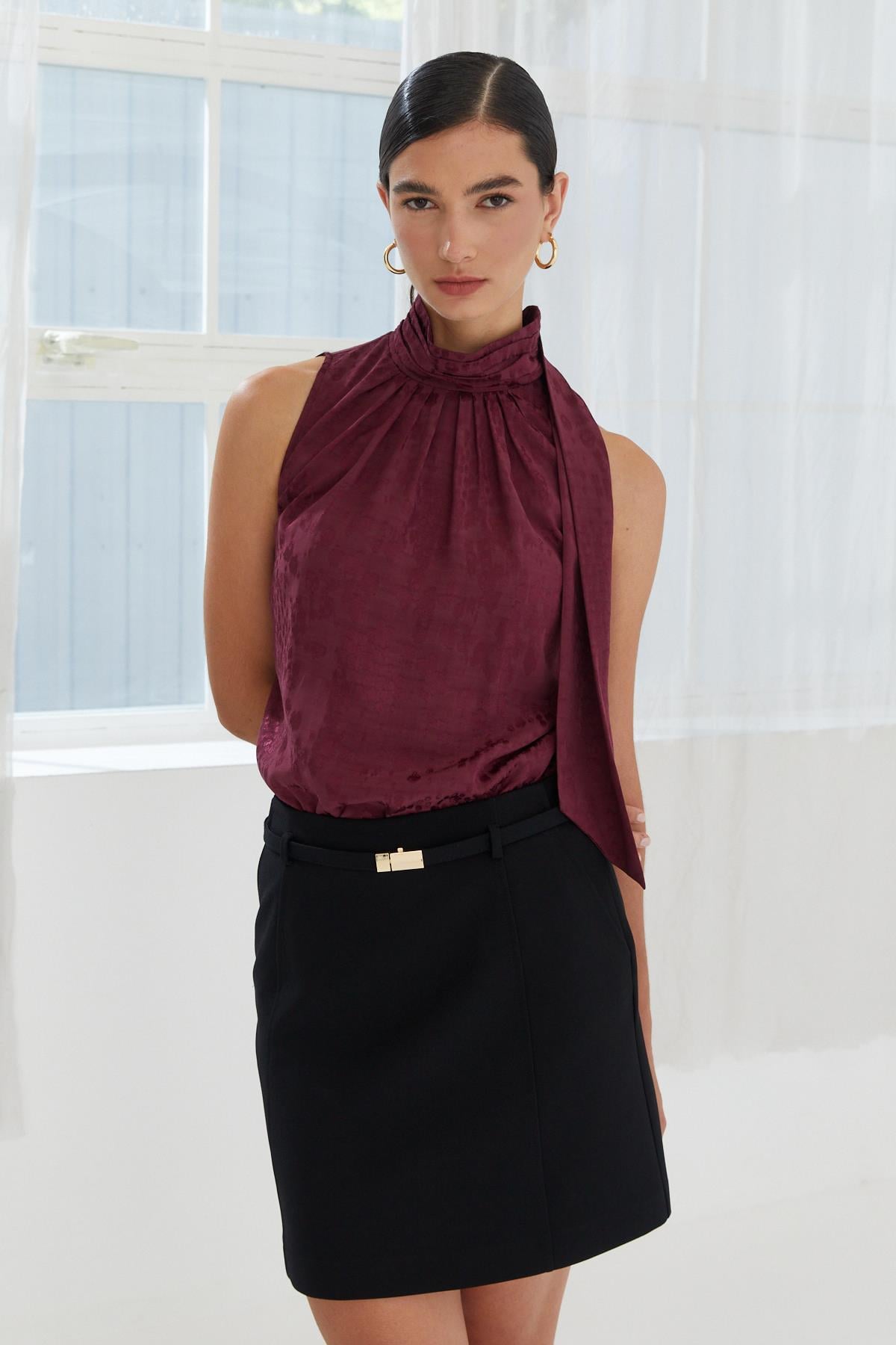 NAAR 22319 BLUZ MÜRDÜM