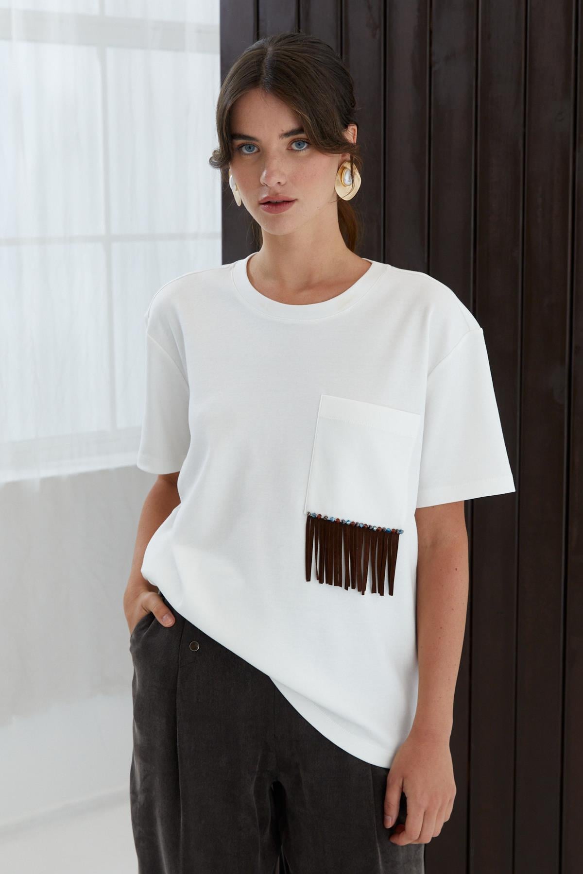 NAAR 22326 T-SHIRT EKRU