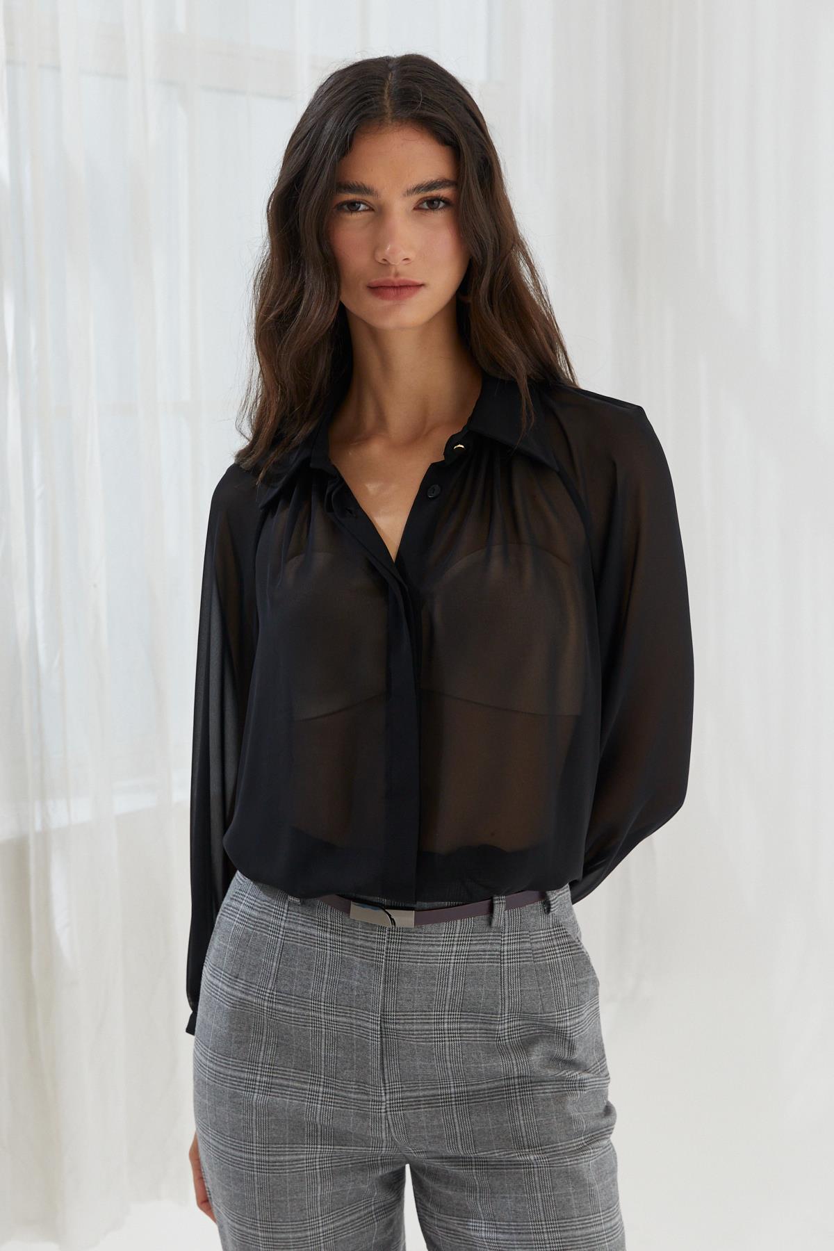 NAAR 22334 GÖMLEK SİYAH