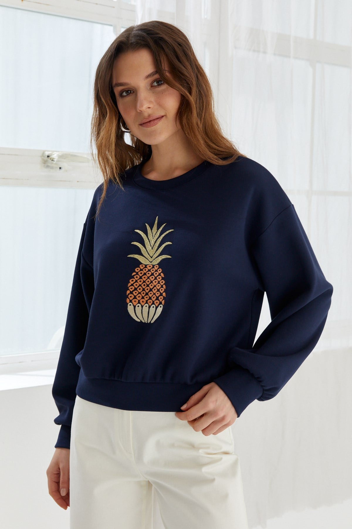 NAAR 32306 SWEAT LACİVERT