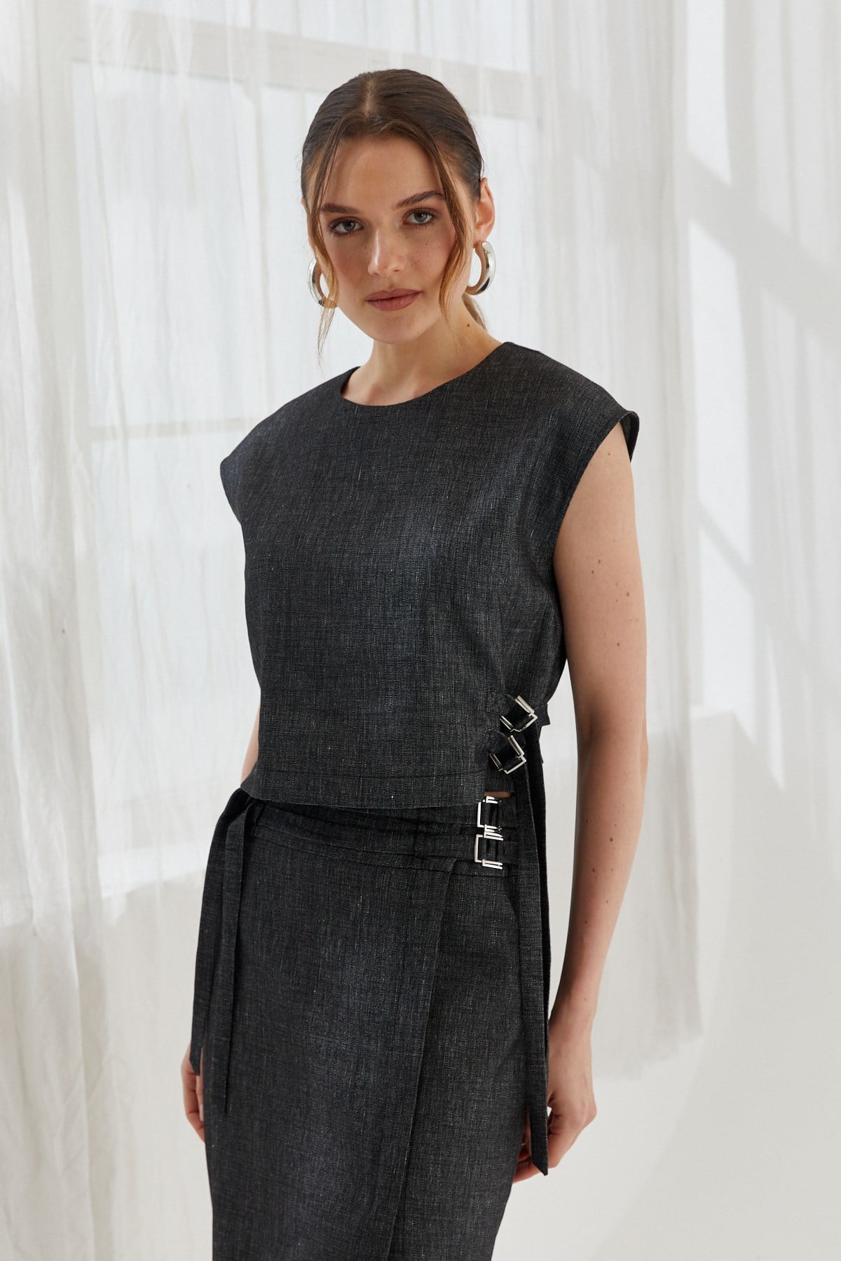 NAAR 32307 BLUZ SİYAH