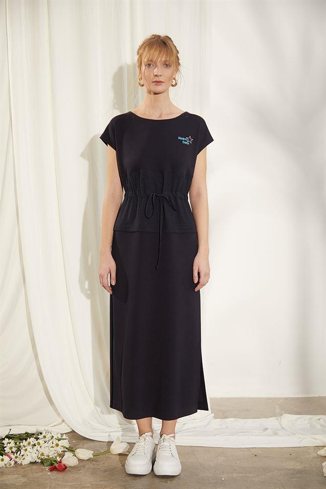 NAAR 81105 ELBİSE LACİVERT